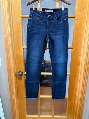 BKE Dark Blue Cropped Women's Jeans